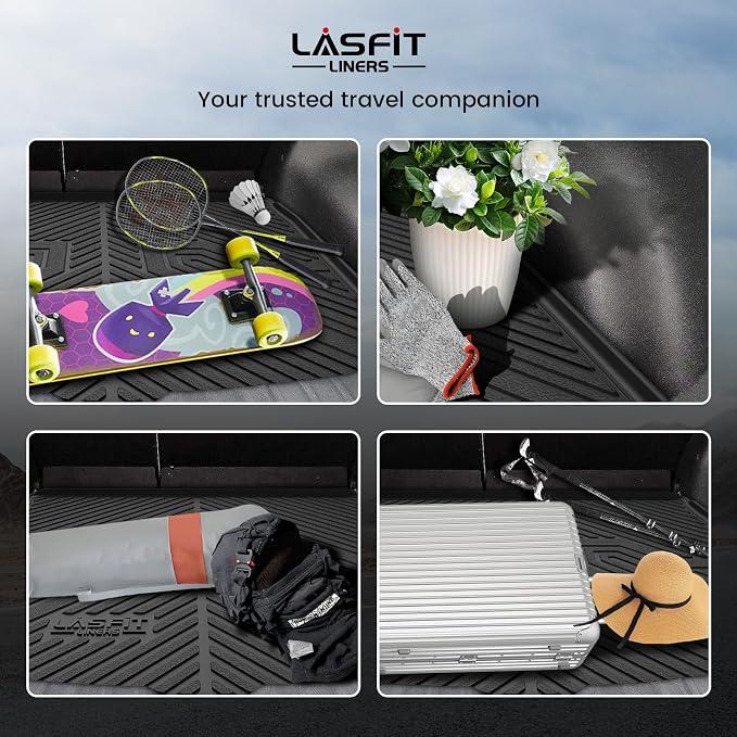 LASFIT Cargo Mat for Toyota Corolla Cross 2022-2025, Custom Fit All-Weather TPE - Image 9