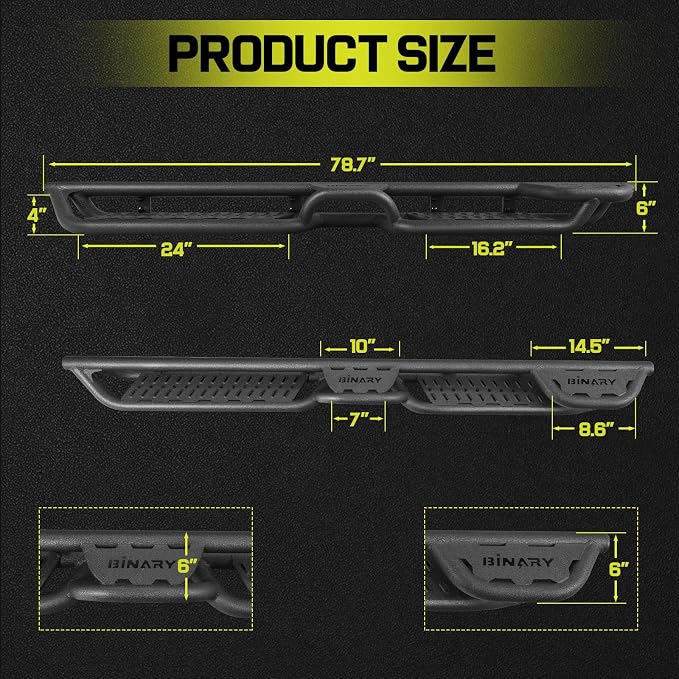 BINARY STAR Running Boards Compatible - Image 9