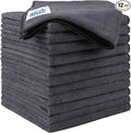 HOMEXCEL Microfiber Cleaning Cloth 12 Pack, 12.5 x 12.5 inch Microfiber Towels by HOMEXCEL