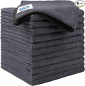 HOMEXCEL Grey Microfiber Cleaning Cloth 6 Pack, 12.5 x 12.5 inch Microfiber by HOMEXCEL
