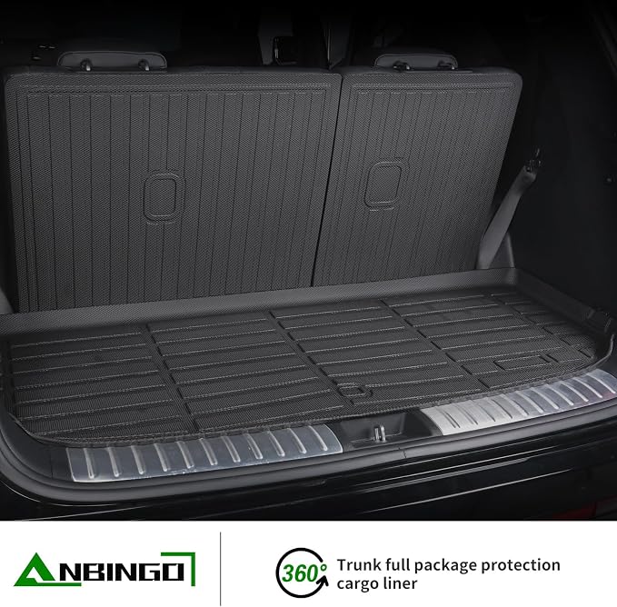ANBINGO® Floor Mats & SeatBack Cargo Liner | Atlas 2018-2025 6 Passenger | 2nd - Image 3