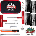 Vehiclex Tire Repair Kit for Plug and Patch by Vehiclex