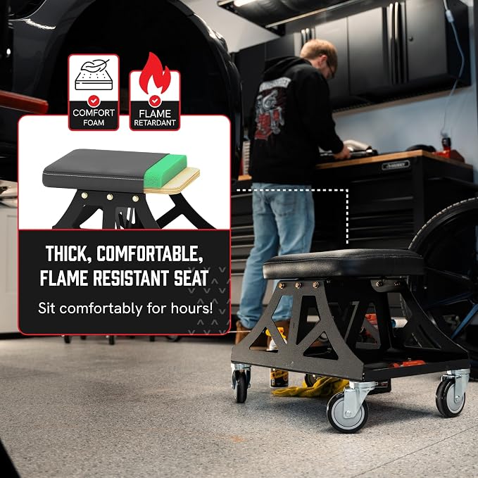 Vyper Low Pro Garage Stool - Image 6