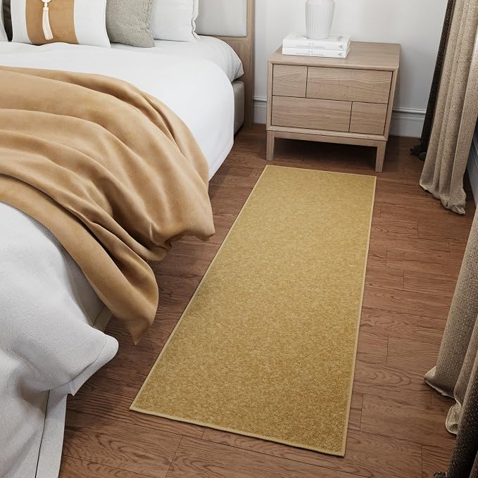 Ottomanson Hallway Runner Rug 20" x 59" Non Slip Solid Area Rugs Easy to Clean - Image 11