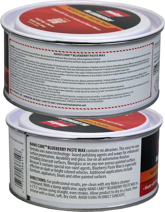 Malco Nano Care Blueberry Paste Wax - Image 2