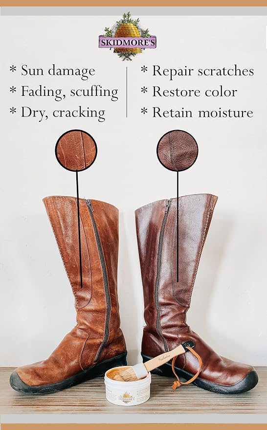 Skidmore's Leather Cream: All-Natural, Non-Toxic Leather Conditioner - Image 2