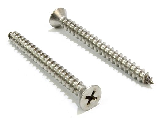 Bolt Dropper #10 X 1-3/4'' Stainless Steel Flat Head Phillips Wood Screw by BoltDropper