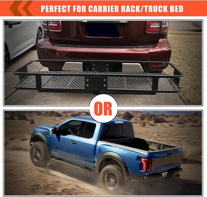 MeeFar Hitch Mount Cargo Carrier Bag Soft Shell 100% Waterproof 20 Cubic Feet - Image 8