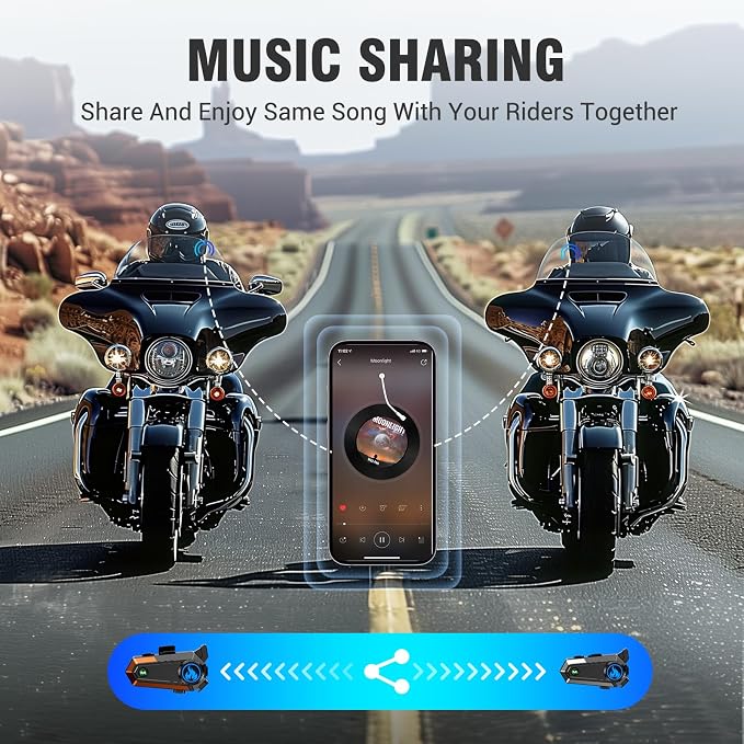 Motorcycle Helmet Bluetooth Headset, Intercom/Hands-Free - Image 5
