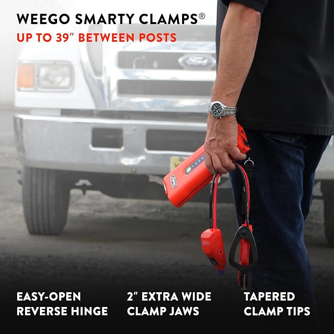 Weego N70 12V Portable Jump Starter, 2500 Peak Amp / 700 Cranking Amp, Patented - Image 3