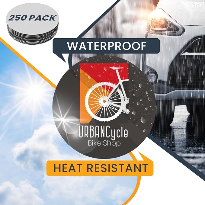 Magnet Me Up Customizable 30 Mil Round Magnet- 5”, 250 PK Weatherproof Car - Image 6