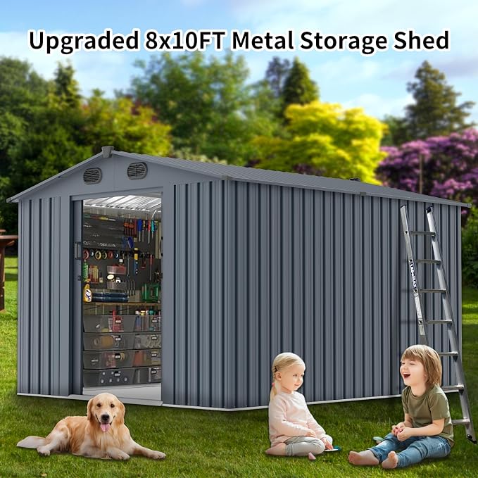 Outdoor Storage Shed 8x10 FT - Image 2