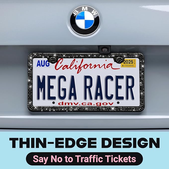 Elegant Bling License Plate Frame - Image 7