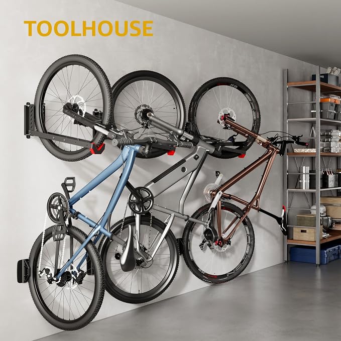 monTEK Swivel Bike Wall Mount, No Heavy Lifting Required Bike Wall Mount - Image 9