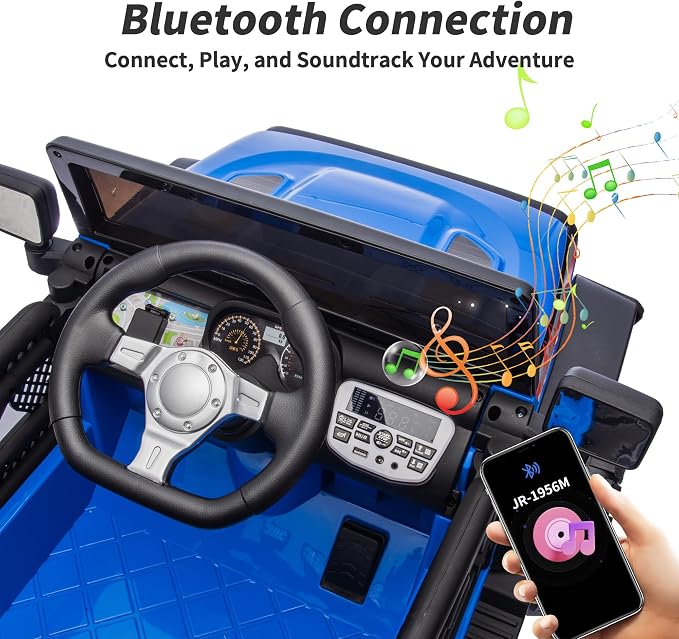 12V Kids Ride on Car Truck, Kids Electric Vehicles Car Ride on Toy - Image 6