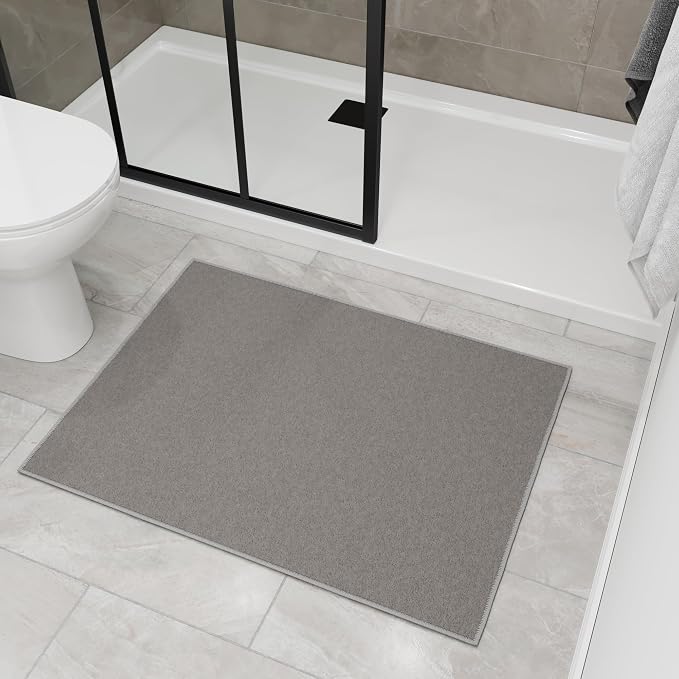 Ottomanson Rugs for Entryway 2'3" x 3' Non Slip Solid Small Area Rugs Durable - Image 10
