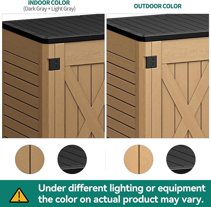 YITAHOME Outdoor Resin Storage Sheds - Image 8
