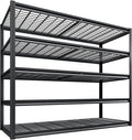 REIBII 78" H Garage Shelving Heavy Duty Load 3000LBS, Adjustable Storage Shelves by REIBII