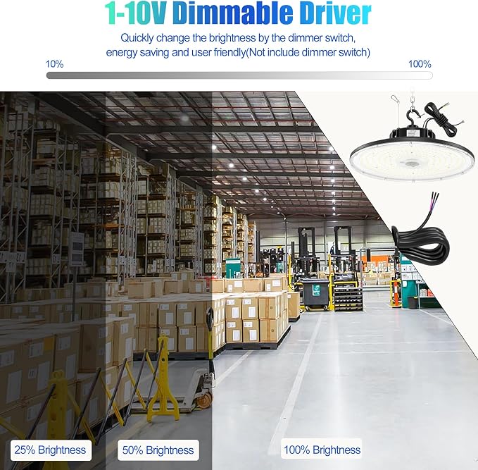 UFO LED Low Bay Light 4000K 80W 100W 150W 21, 000Lumen 3000K Highbay UFO Lights - Image 8