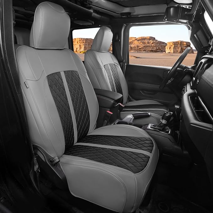 for Jeep Wrangler Seat Covers 4Door JK 2013 2014 2015 2016 2017, Custom Fit Car by RIDEPOSH