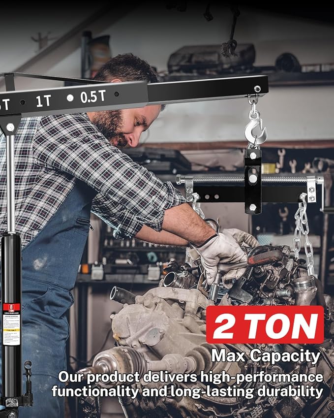2-Ton Folding Engine Hoist - Image 2
