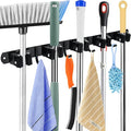 Huryfox Mop and Broom Holder Wall Mounted by Hurfox