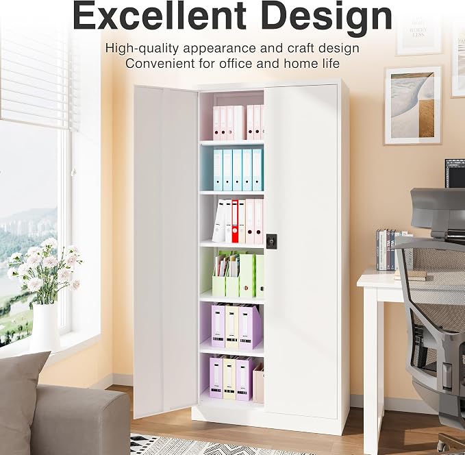 Wide & Deep Metal Storage Storage Cabinet - Image 5