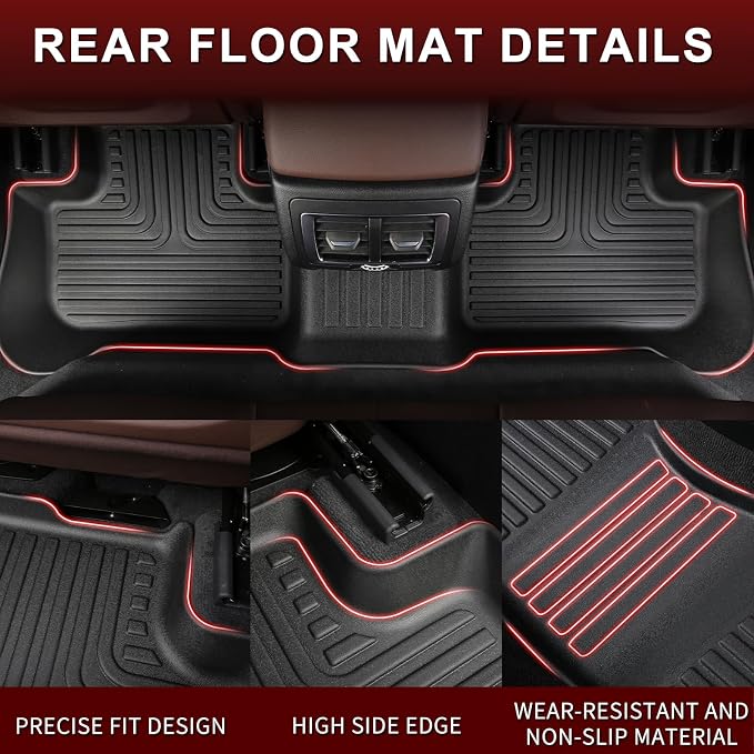 Wayhigh-All Weather Floor Mats & Cargo Liner Set - Image 4