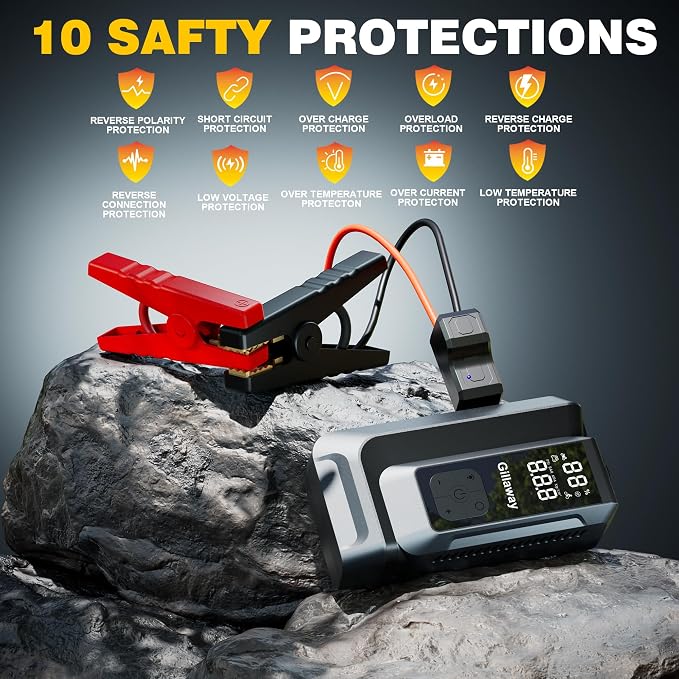 7-in-1 Jump Starter 4500A Car Jumper Starter Portable - Image 4
