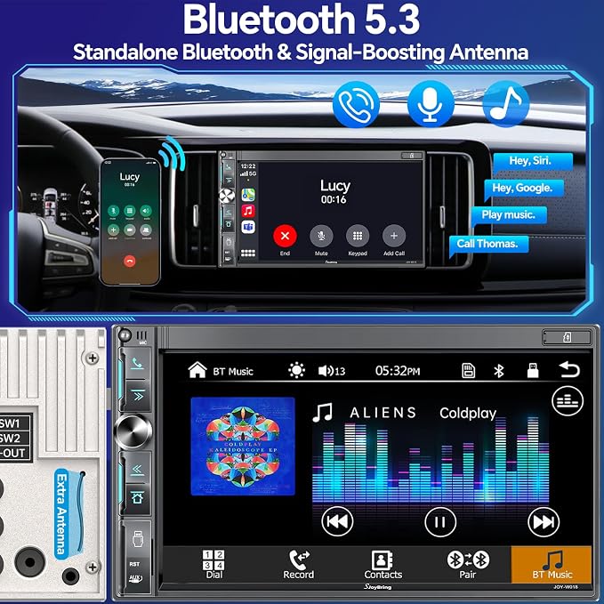 QLED Double Din Car Stereo - Image 4