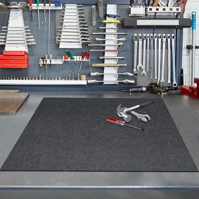 Oil Spill Mat, Garage Floor Mat Under Car, Waterproof/Durable/Non-Slip TPR by Nyomat