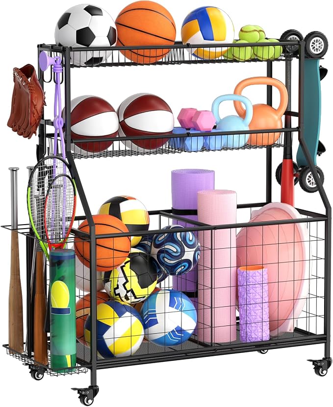 WUC Sports Equipment Organizer by WUC