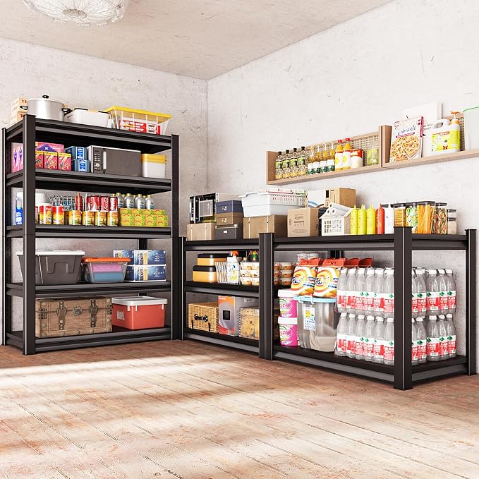 2750LBS Garage Storage Shelves Heavy Duty, 5-Tier Garage Shelving Heavy Duty - Image 2
