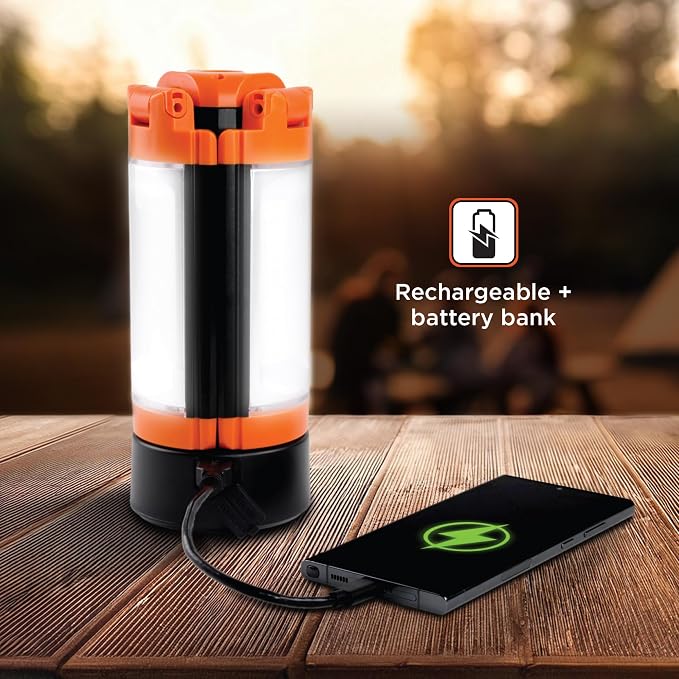 BLACK+DECKER Utility Light, Rechargeable 2000 Lumens LED 3 Panel Work Light - Image 5