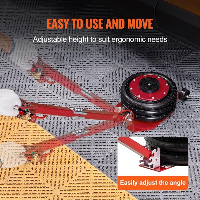 VEVOR Air Jack, 3 Ton/6600 lbs Triple Bag Air Jack, Air Bag Jack Lift Range - Image 4