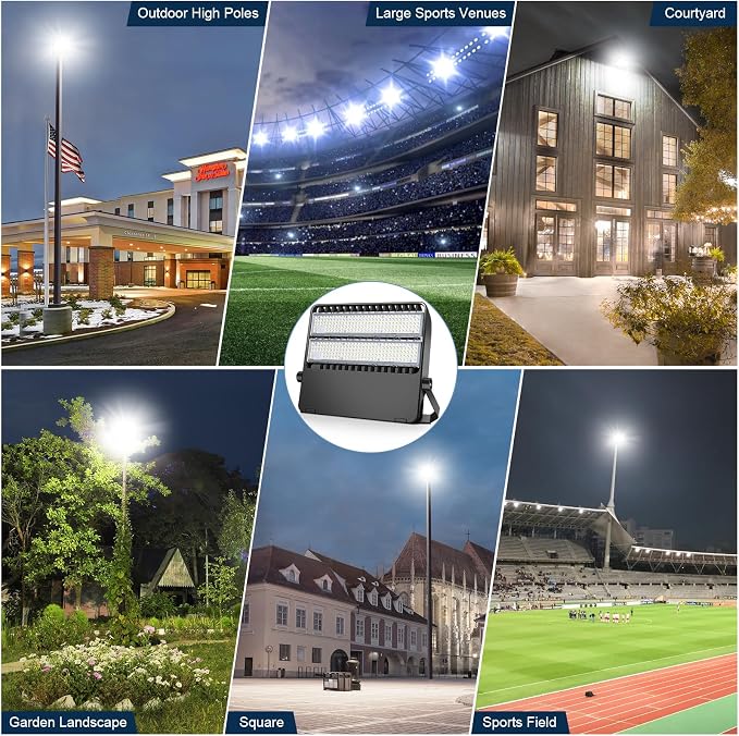 LED Stadium Lights, Extremely Bright 36000 Lumen Outdoor Stadium Flood Light - Image 8