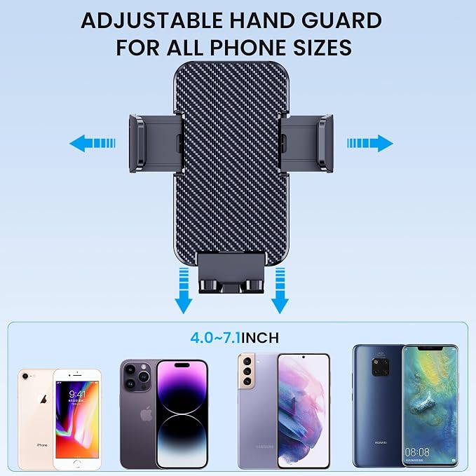 Phone Holder Car Cell Phone Car Holder 3 in 1 Dashboard Windshield Air Vent - Image 5