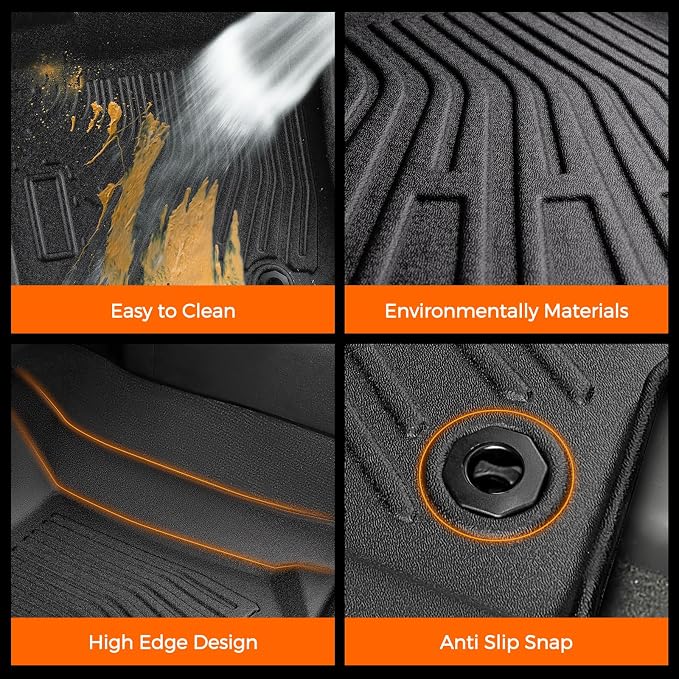 All Weather Floor Mat for Toyota 4Runner 2024 2023 2022 2021 2020 2019 2018 - Image 6