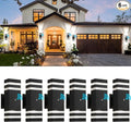 tewei 6 Pack Dusk to Dawn Outdoor Lighting, Modern Black Exterior Light by TeweiBrand