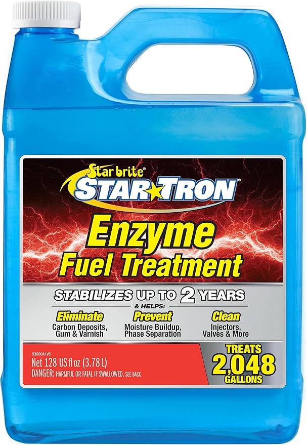 STAR BRITE Star Tron Enzyme Fuel Treatment Concentrate, 128 Fl. Oz. – Treats up by Starbrite