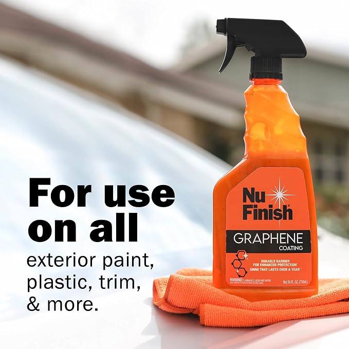 Nu Finish Water-Repellent Ceramic and Graphene Technology Vehicle Finishing Kit - Image 7