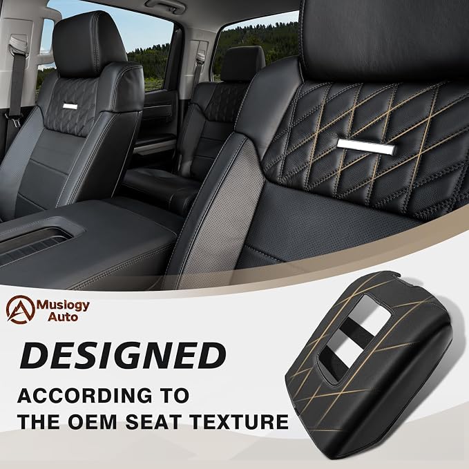 Muslogy Center Console Armrest Cover Compatible - Image 4