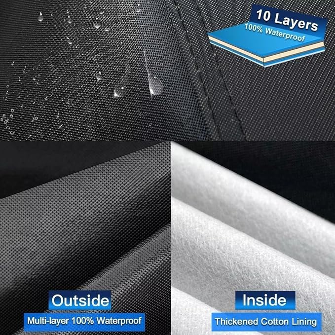 10 Layers Car Cover Custom Fit for Subaru BRZ/Toyota 86, Waterproof All Weather - Image 2