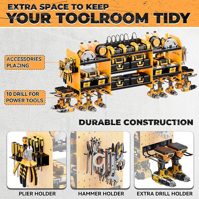 Upgrade Large Power Tool Organizer Wall Mount - Image 3