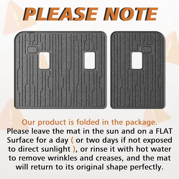 TripleAliners Backrest Mats All Weather Liners Compatible - Image 3