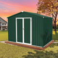 8 x 6 FT Outdoor Storage Metal Shed, Bike Garden Tool Shed by Unknown