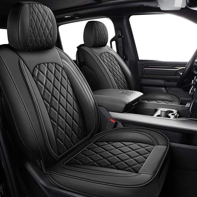 MIROZO Dodge Ram Seat Covers Full Set by MIROZO