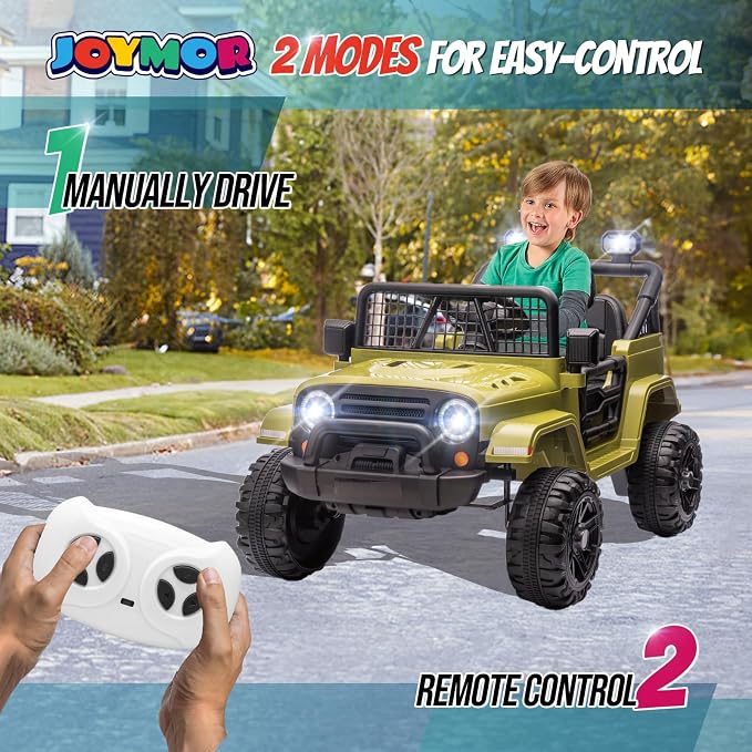 JOYMOR 12V Kids Ride on Truck - Image 3