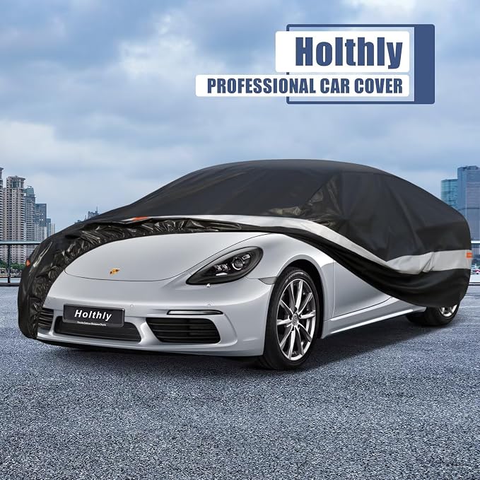 10 Layers Car Cover Custom Fit for Porsche 718, Waterproof All Weather for - Image 7