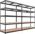 HOMEDANT 5 Tier Laminated Boltless Heavy Duty Garage Storage Adjustable Wide by TheBestOrganizingSolution